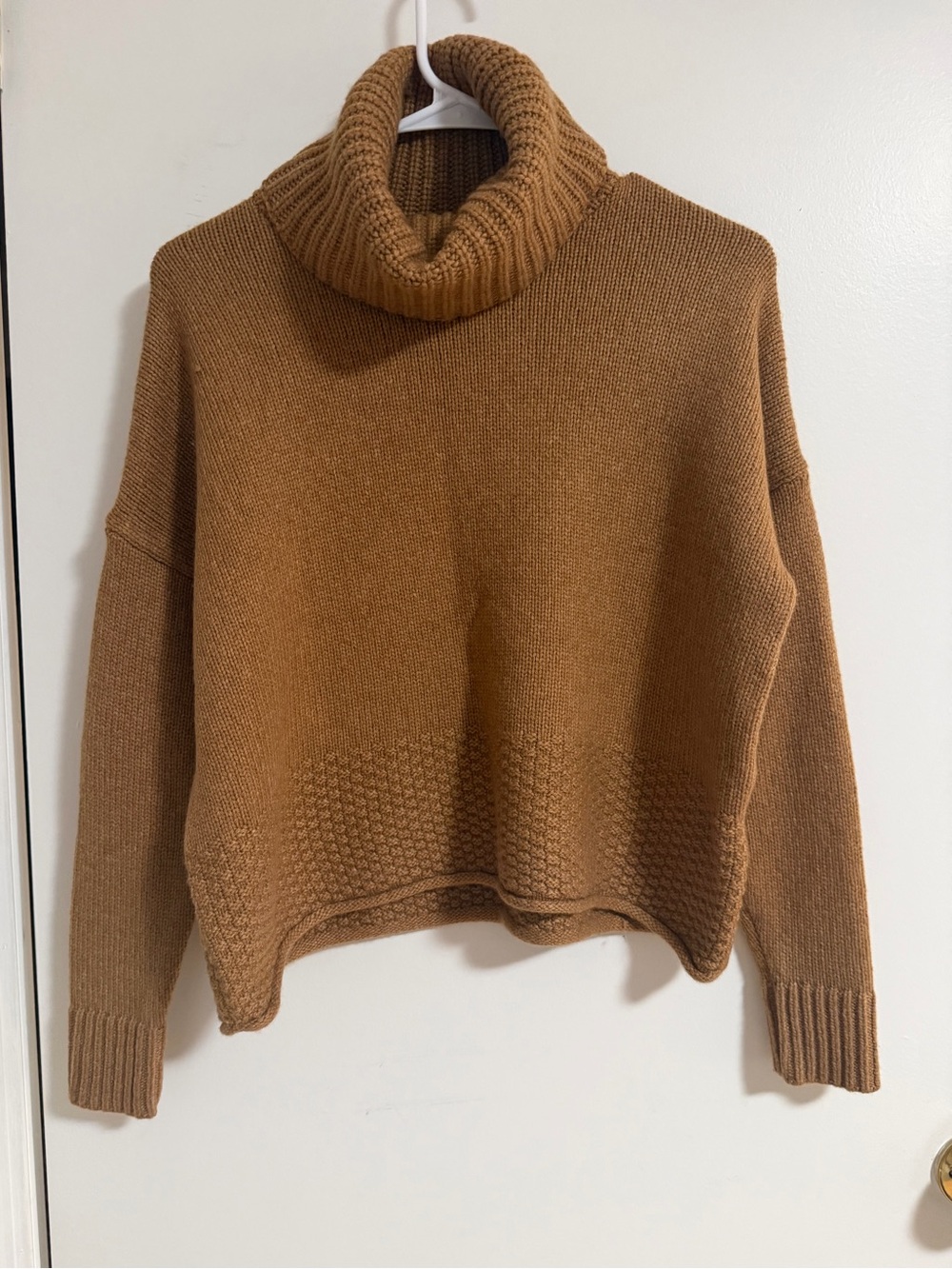 Madewell Merino Wool Chunky Turtleneck Sweater Brown XS